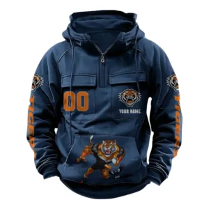 Wests Tigers NRL Tactical Quarter Zip Hoodie NRL43012125594, Gift For Fan Wests Tigers - Dark Blue
