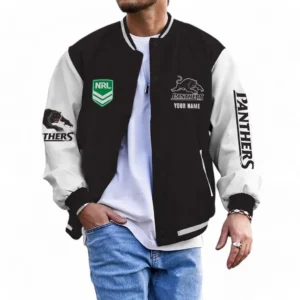 Penrith Panthers NRL Baseball Jacket NRL43012125674, Gift For Fan Penrith Panthers