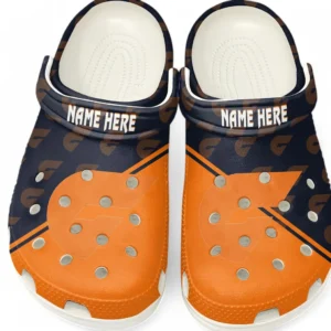 Gws Giants AFL Crocs AFL16020325123, Gift For Fan Gws Giants - White