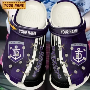 Fremantle AFL Crocs AFL16020325129, Gift For Fan Fremantle - White
