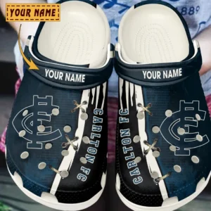Carlton AFL Crocs AFL16020325139, Gift For Fan Carlton - White