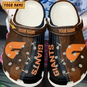 Gws Giants AFL Crocs AFL16020325145, Gift For Fan Gws Giants - White