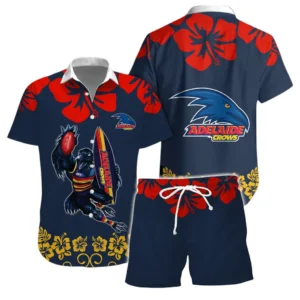 Adelaide Crows AFL Hawaiian Set AFL17020325555, Gift For Fan Adelaide Crows
