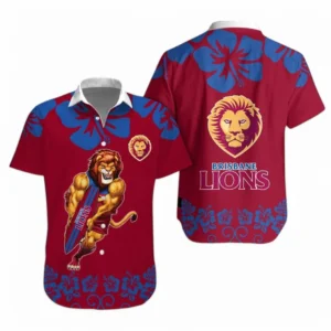 Brisbane Lions AFL Hawaiian Shirt AFL17020325557, Gift For Fan Brisbane Lions
