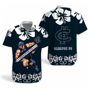 Carlton AFL Hawaiian Shirt AFL17020325561, Gift For Fan Carlton