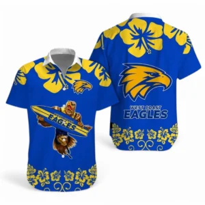 West Coast Eagles AFL Hawaiian Shirt AFL17020325562, Gift For Fan West Coast Eagles