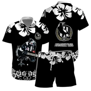 Collingwood AFL Hawaiian Set AFL17020325565, Gift For Fan Collingwood