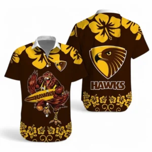 Hawthorn AFL Hawaiian Shirt AFL17020325570, Gift For Fan Hawthorn
