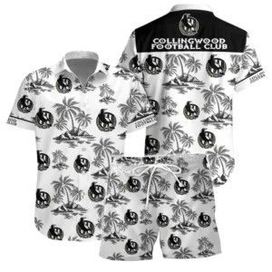 Collingwood AFL Hawaiian Set AFL17020325578, Gift For Fan Collingwood