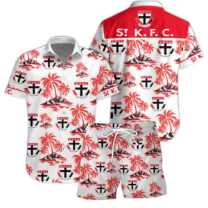 St Kilda AFL Hawaiian Set AFL17020325582, Gift For Fan St Kilda