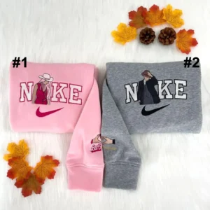 Barbie Oppenheimer Barbenheimer Embroidered Sweatshirt, Maching Embroidered Hoodie For Couple, Boyfriend, Girlfriend