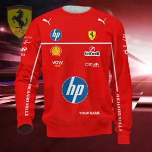 Scuderia Ferrari Sweatshirt, All Over Print Sweatshirt CAR418050925666