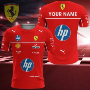 Scuderia Ferrari T-Shirt, All Over Print T-Shirt CAR418050925666