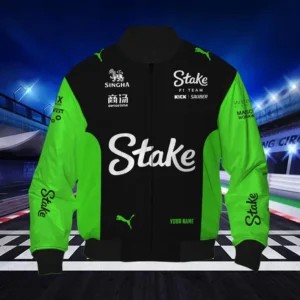 Stake F1 Bomber Jacket, All Over Print Bomber Jacket CAR418050925668
