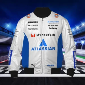 Williams Racing Bomber Jacket, All Over Print Bomber Jacket CAR418050925671