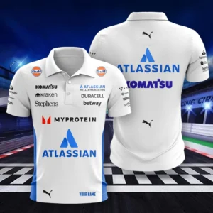 Williams Racing Polo Shirt, All Over Print Polo Shirt CAR418050925671