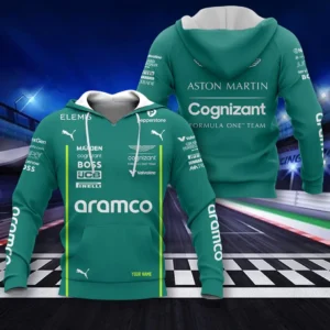 Aston Martin Cognizant F1 Hoodie, All Over Print Hoodie CAR418050925672