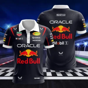 Red Bull Racing Polo Shirt, All Over Print Polo Shirt CAR418050925674