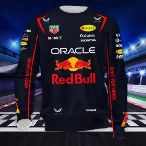 Red Bull Racing Sweatshirt, All Over Print Sweatshirt CAR418050925674