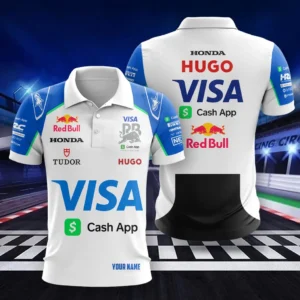 Visa Cash App RB Polo Shirt, All Over Print Polo Shirt CAR418050925675