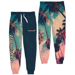 Mclaren Automotive Vintage Sweatpants Palm Custom, All Over Print Car Sweatpants CAR431041625440
