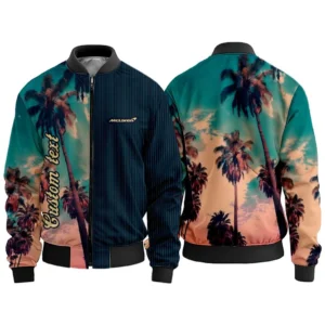 Mclaren Automotive Vintage Bomber Jacket Palm Custom, All Over Print Car Bomber Jacket CAR431041625440