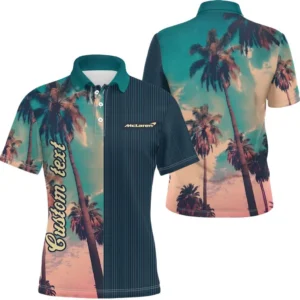 Mclaren Automotive Vintage Polo Shirt Palm Custom, All Over Print Car Polo Shirt CAR431041625440
