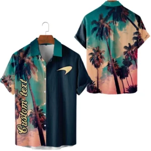 Mclaren Vintage Hawaiian Shirt Palm Custom, All Over Print Car Hawaiian Shirt CAR431041625441