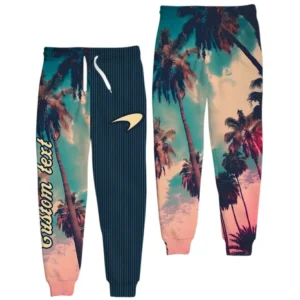 Mclaren Vintage Sweatpants Palm Custom, All Over Print Car Sweatpants CAR431041625441