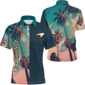 Mclaren Vintage Polo Shirt Palm Custom, All Over Print Car Polo Shirt CAR431041625441