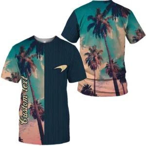 Mclaren Vintage T-Shirt Palm Custom, All Over Print Car Shirt CAR431041625441