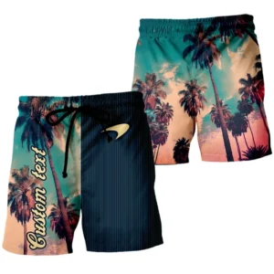 Mclaren Vintage Beach Pants Palm Custom, All Over Print Shorts CAR431041625441