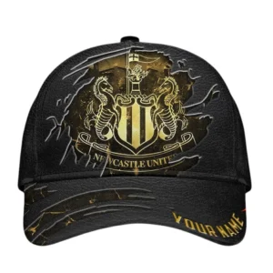 Newcastle United Classic Cap, All Over Print Classic Cap Newcastle United - Black DEPL6605162028