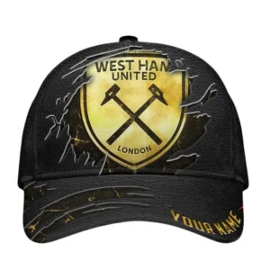 West Ham United Classic Cap, All Over Print Classic Cap West Ham United - Black DEPL6605162032