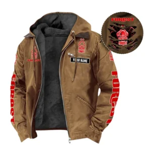 Nottingham Forest Hooded And Flannel Hoodie, All Over Print Hoodie For Nottingham Forest Fans EPL05051225667 - Camel