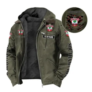 Southampton Hooded And Flannel Hoodie, All Over Print Hoodie For Southampton Fans EPL05051225668 - Green