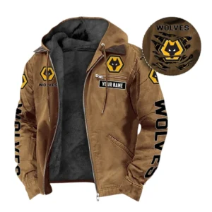 Wolverhampton Wanderers Hooded And Flannel Hoodie, All Over Print Hoodie For Wolverhampton Wanderers Fans EPL05051225671 - Camel