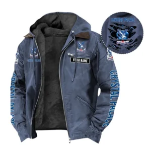Crystal Palace Hooded And Flannel Hoodie, All Over Print Hoodie For Crystal Palace Fans EPL05051225674 - Navy Blue
