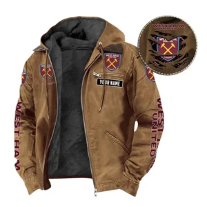 West Ham United Hooded And Flannel Hoodie, All Over Print Hoodie For West Ham United Fans EPL05051225676 - Camel