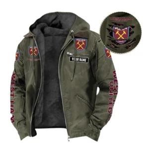 West Ham United Hooded And Flannel Hoodie, All Over Print Hoodie For West Ham United Fans EPL05051225676 - Green