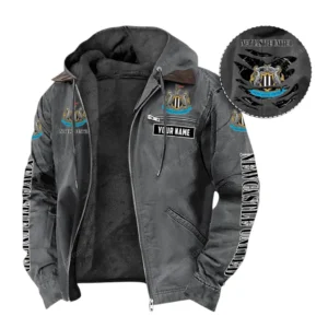 Newcastle United Hooded And Flannel Hoodie, All Over Print Hoodie For Newcastle United Fans EPL05051225678 - Gray