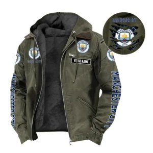 Manchester City Hooded And Flannel Hoodie, All Over Print Hoodie For Manchester City Fans EPL05051225679 - Green