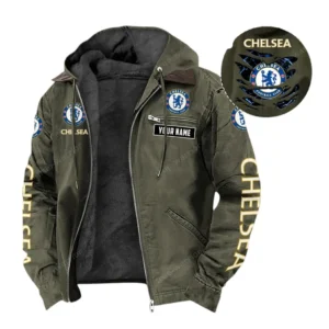 Chelsea Hooded And Flannel Hoodie, All Over Print Hoodie For Chelsea Fans EPL05051225680 - Green