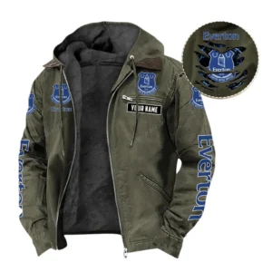 Everton Hooded And Flannel Hoodie, All Over Print Hoodie For Everton Fans EPL05051225682 - Green
