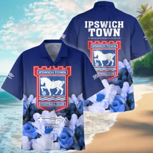 Ipswich Town Hawaiian Shirt Premier League 2025 print all the way, gift for fan Ipswich Town HVN1001IT05072025HAW