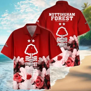 Nottingham Forest Hawaiian Shirt Premier League 2025 print all the way, gift for fan Nottingham Forest HVN1001NF05072025HAW