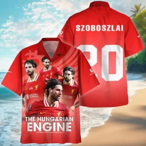 Dominik Szoboszlai Hawaiian shirt Premier League 2025, gift for fan Dominik Szoboszlai HVN1002DS05092025HAW