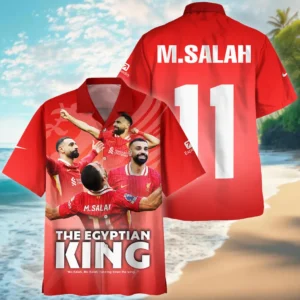 Mohamed Salah Hawaiian shirt Premier League 2025, gift for fan Mohamed Salah HVN1002MS05092025HAW