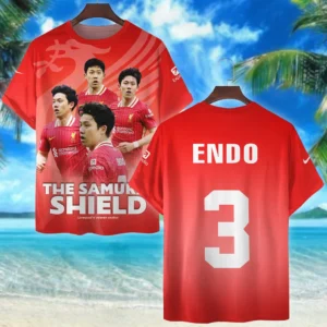 Liverpool squad shirt Premier League 2025, gift for fan Wataru Endo HVN1002WE05092025