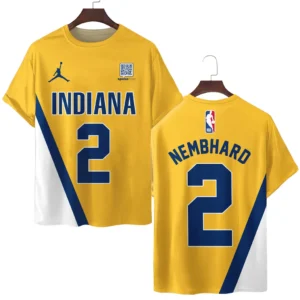 Andrew Nembhard Indiana Pacers T-Shirt  NBA 2025 For Fan Andrew Nembhard HVN1026PCAB052825TS3D